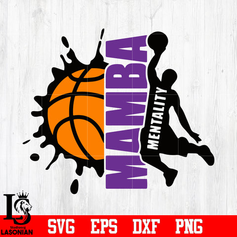 Kobe Bryrant, NBA, Mentality svg eps dxf png file