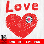 LA Clippers svg eps dxf png file