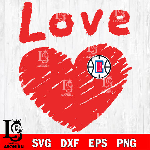 LA Clippers svg eps dxf png file
