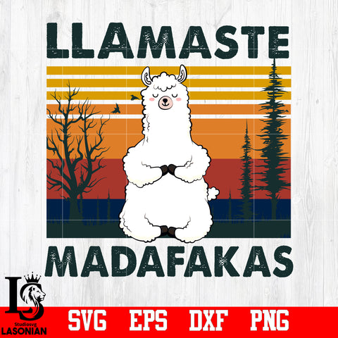 LLAMASTE MADAFAKAS svg,eps,dxf,png file
