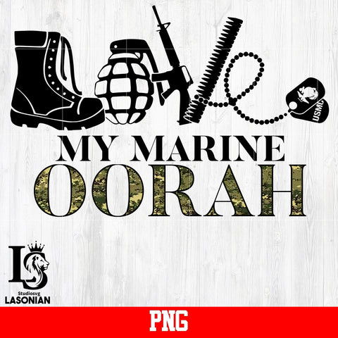 LOVE My Marine OOrah PNG file