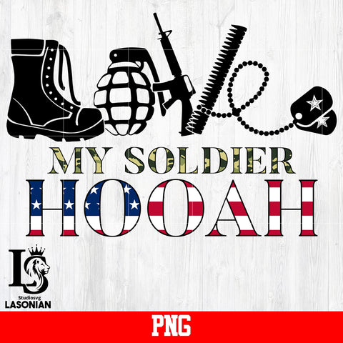 LOVE My Soldier HooaH PNG file