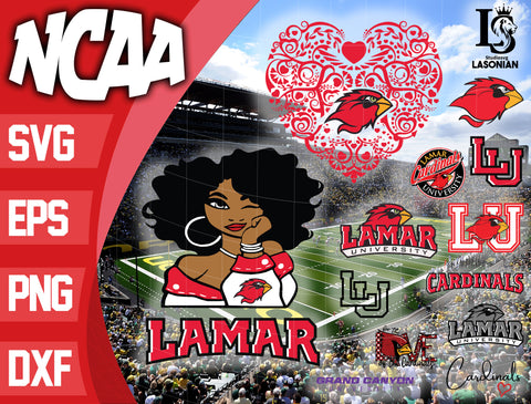 Lamar Cardinals svg,bundle Lamar Cardinals svg eps dxf png file, bundle ncaa svg, ncaa svg