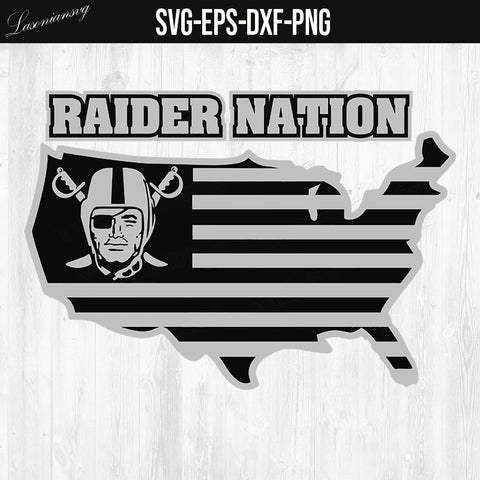 Las Vegas Raiders Nation Map SVG file, PNG file, EPS file, DXF file