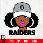 Las Vegas Raiders Girl svg eps dxf png file
