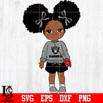 Las Vegas Raiders Littel Girl NFL Svg Dxf Eps Png file