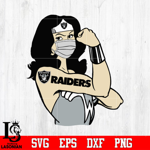 Las Vegas Raiders Wonder Woman Svg Dxf Eps Png file Svg Dxf Eps Png file