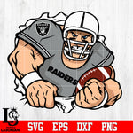 Las Vegas Raiders football player Svg Dxf Eps Png file