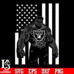 Las Vegas Raiders hulk flag svg eps dxf png file