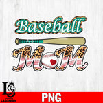 Leopard Baseball Mom Png file