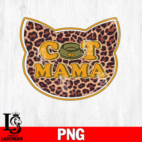 Leopard Cat Mama 1 Png file