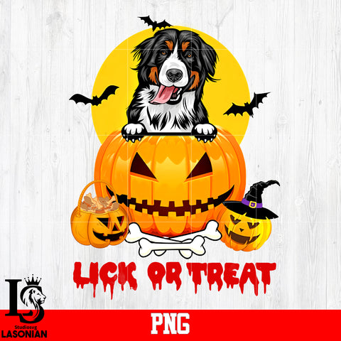 Lick or Treat dog PNG file