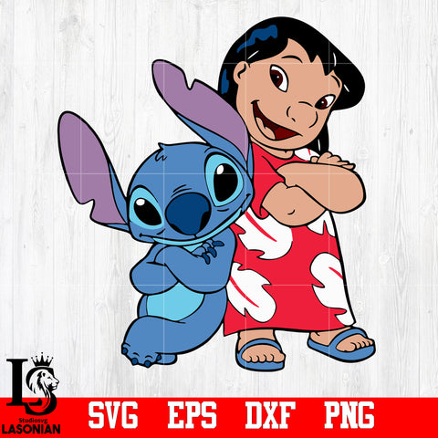 Lilo And Ctitch, Disney svg,eps,dxf,png file