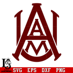 Logo Alabama A&M Bulldogs svg,dxf,eps,png file
