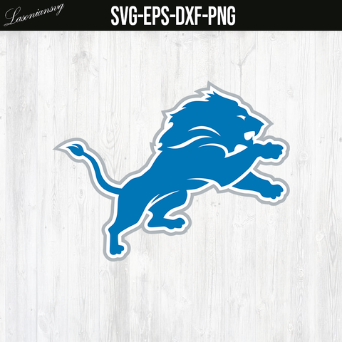 Logo Detroit Lions SVG file, PNG file, EPS file, DXF file