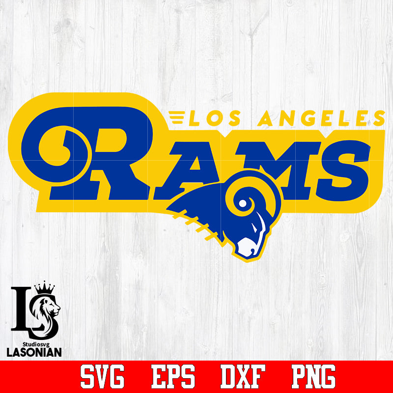 La Rams Logo Dxf Logo Los Angeles Rams svg,eps,dxf,png file – lasoniansvg