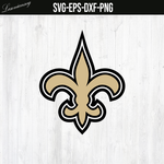 Logo New Orleans Saints SVG file, PNG file, EPS file, DXF file