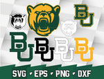 Bundle Logo Baylor Bears svg eps dxf png file