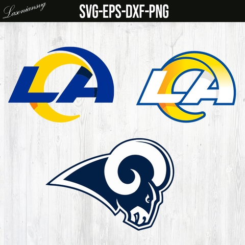 Logo los angeles rams SVG file, PNG file, EPS file, DXF file