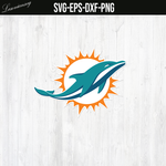 Logo miami dolphins SVG file, PNG file, EPS file, DXF file