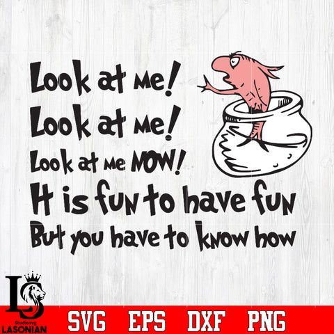 Look at me, look at me now Svg Dxf Eps Png file