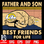 Los Angeles Rams Father and son best friends for life
