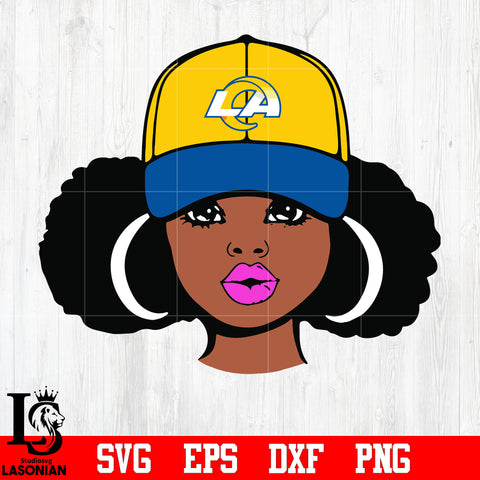 Los Angeles Rams Girl svg eps dxf png file