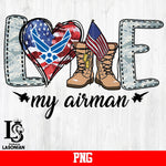 Love My Airman png file