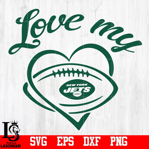 Love My  New York Jets svg,eps,dxf,png file