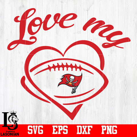 Love My  Tampa Bay Buccaneers svg,eps,dxf,png file
