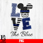 Love The Blue Mickey PNG file