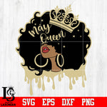 May Queen Svg Dxf Eps Png file