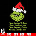 Maybe Chrismas He tought Doesn't come from a store svg, png, dxf, eps digital file