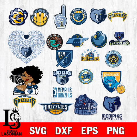 Memphis Grizzlies svg eps dxf png file