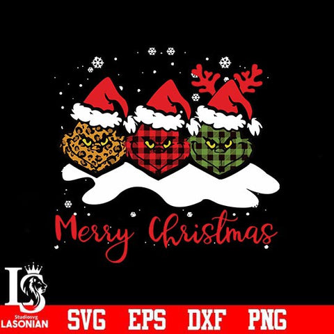 Merry Christmas Grinch svg, png, dxf, eps digital file