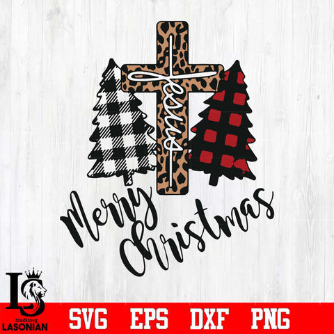 Merry Christmas Jesus svg, png, dxf, eps digital file
