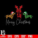 Merry Cristmas Dachshund svg, png, dxf, eps digital file