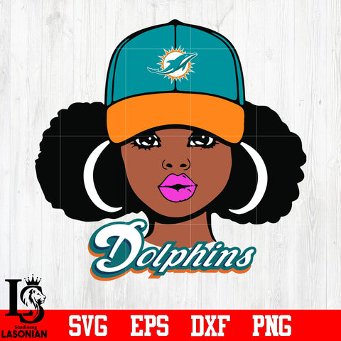 Miami Dolphins Girl svg eps dxf png file