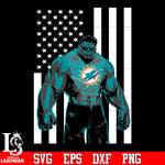 Miami Dolphins hulk flag svg eps dxf png file