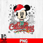 Mickey Christmas PNG file, Digital Download