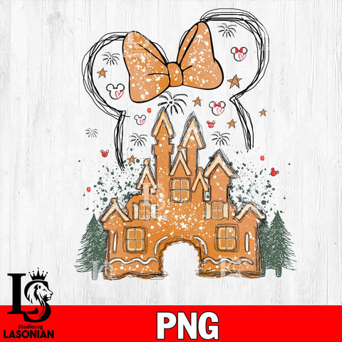 Mickey Minnie Christmas 2 PNG file, Digital Download