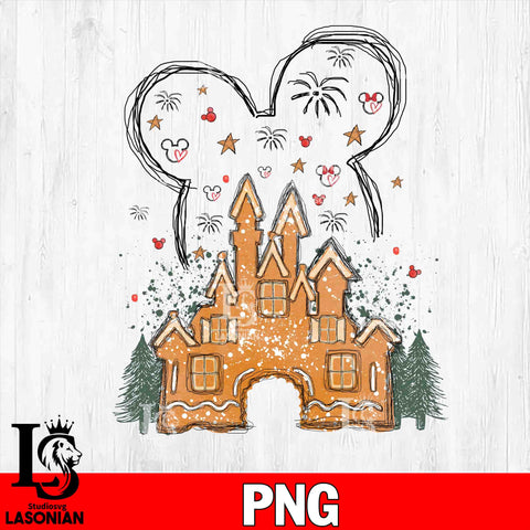 Mickey Minnie Christmas PNG file, Digital Download