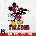 Mickey Football,Atlanta FalconsMickey, Atlanta Falcons Svg Dxf Eps Png file
