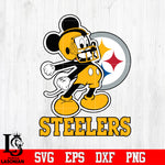 Mickey Football, Pittsburgh Steelers Mickey,Pittsburgh Pittsburgh Steelers Svg Dxf Eps Png file