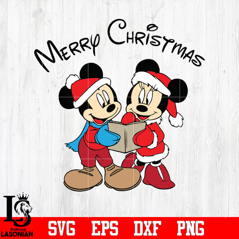 Mickey Mouse Christmas svg eps dxf png file