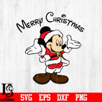Mickey Mouse Christmas svg eps dxf png file