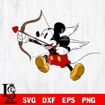 Mickey  valentines  svg , mickey valentine's day svg eps dxf png file, digital download