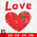 Milwaukee Bucks svg eps dxf png file