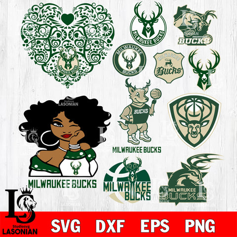 Milwaukee Bucks svg eps dxf png file