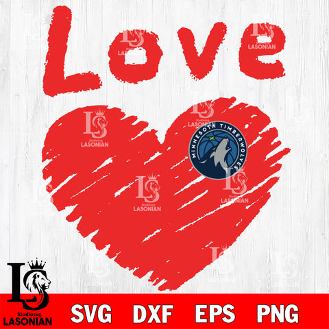 Minnesota Timberwolves svg eps dxf png file
